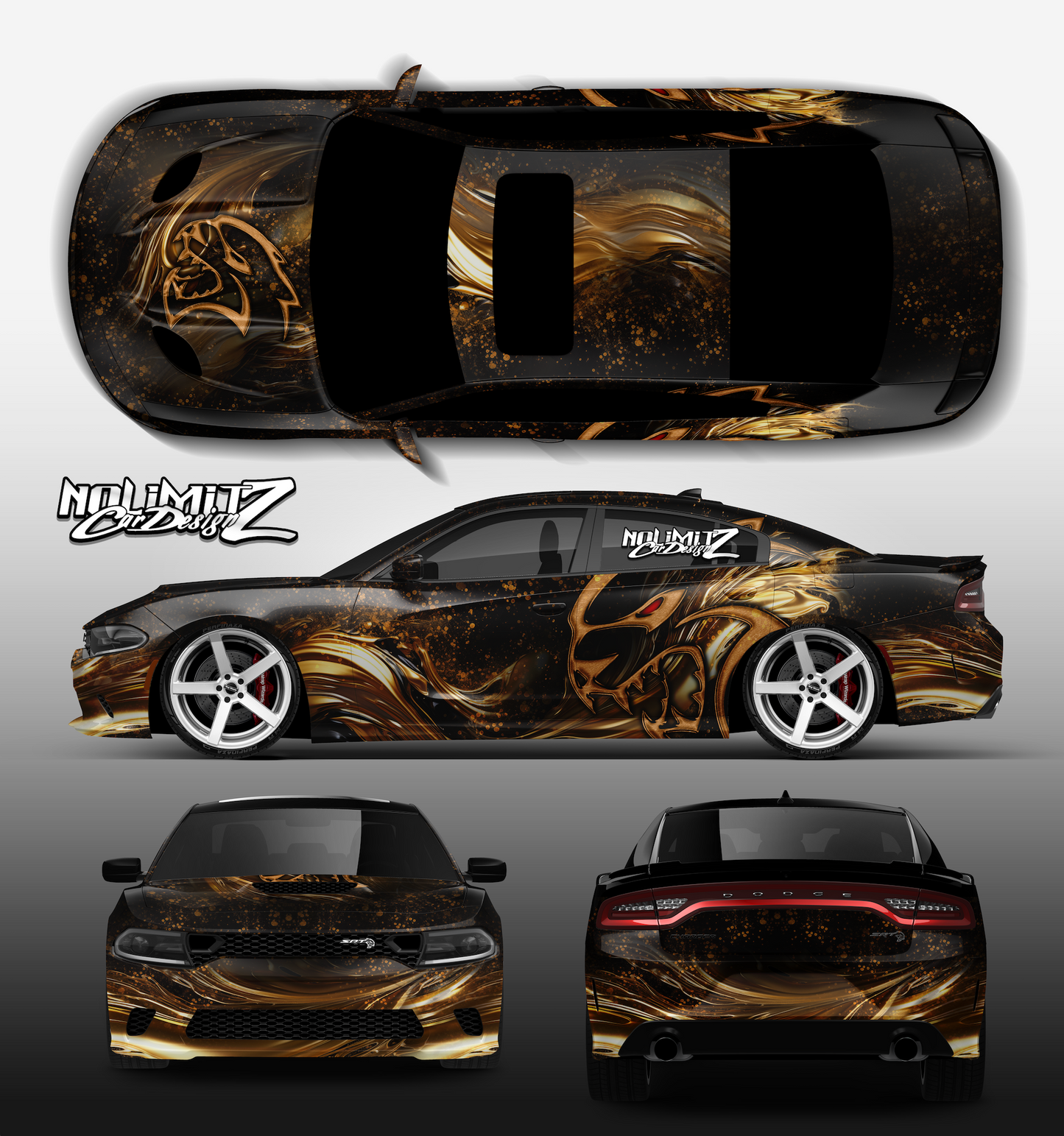 universal wrap design gold dust  *.tiff